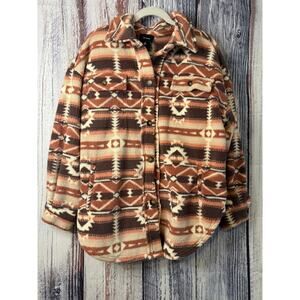 Heyson Western/Aztec Print M/L Shacket NWT